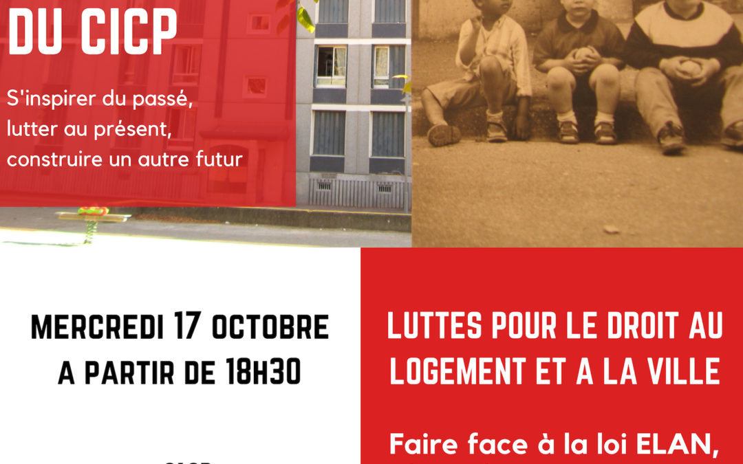 Luttes pour le droit au logement et à la ville – faire face à la loi ELAN , faire face aux projets urbains imposés