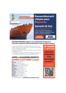 Rassemblements citoyens pour l'Aquarius @ REPUBLIQUE | Paris | Île-de-France | France