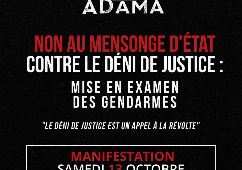 Marche au nom d&rsquo;Adama Traoré