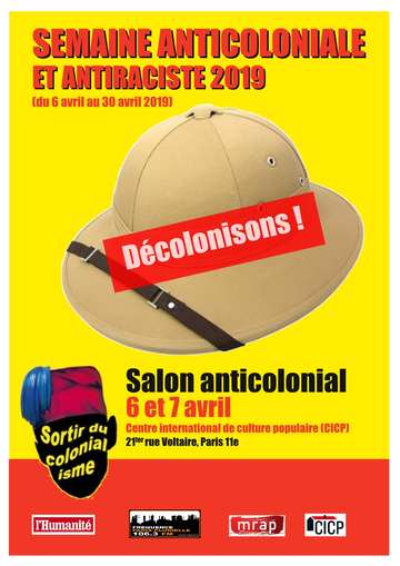 14ème édition de la semaine anticoloniale organisée par le collectif Sortir du Colonialisme.