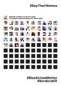 CommémorAction du 9 février : en mémoire d'un naufrage invisible au large de la Libye @ Place Stalingrad